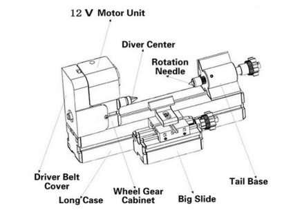 Metal Woodturning Machine W102MA (9)